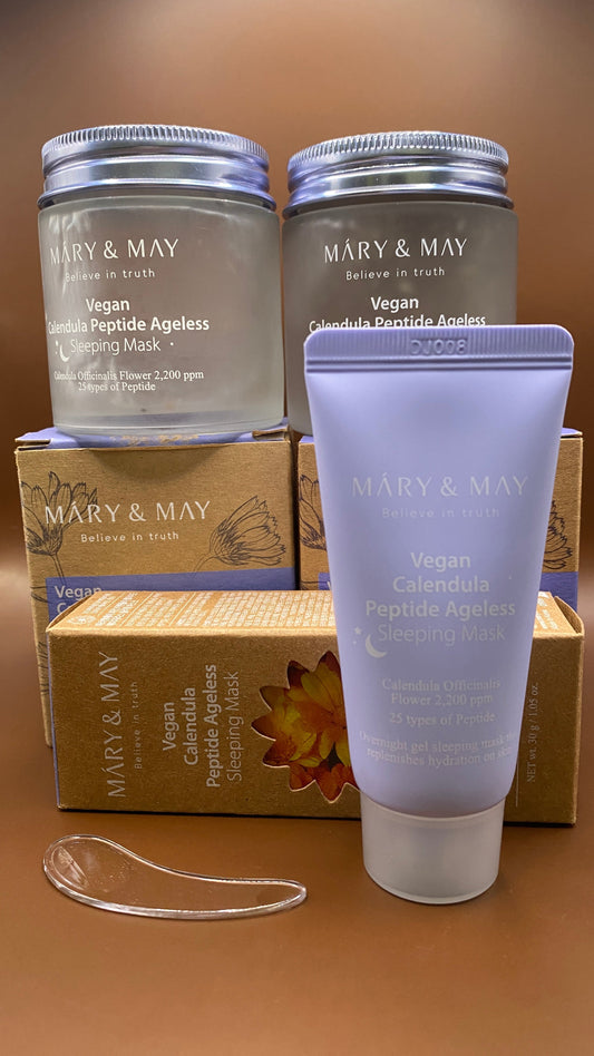 Mary & May (X) Calendula Peptide Ageless Sleeping Mask 30g