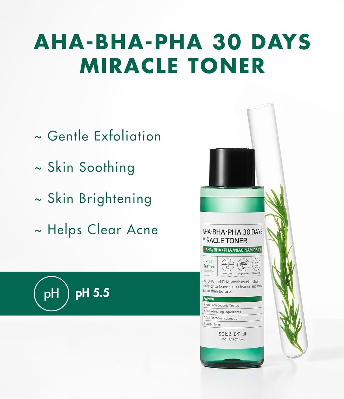 SOME BY MI AHA BHA PHA 30 Days Miracle Toner 30ml Expiry 12 - 2028
