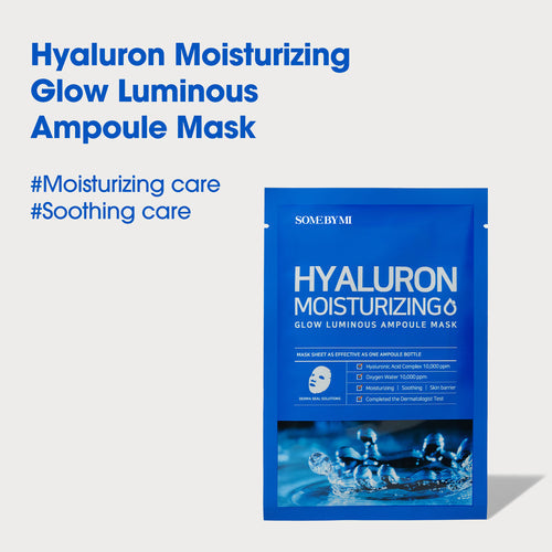 SOME BY MI Hyaluron Moisturizing Glow Luminous Ampoule Mask 1ea