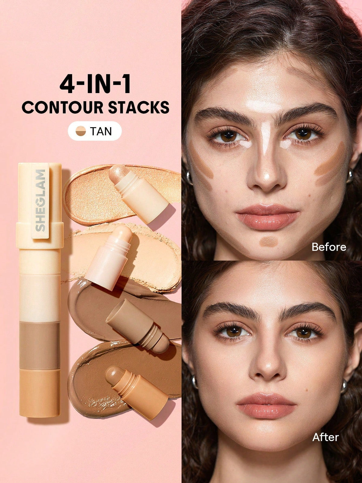 SHEGLAM Multi-Glam Face Pen-Medium Contour Stick