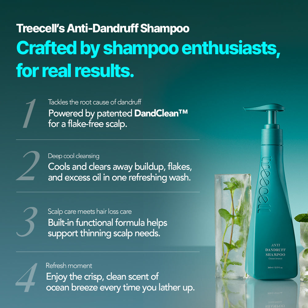 Treecell Anti-Dandruff Shampoo Ocean Breeze