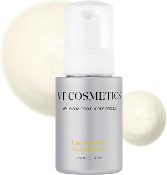 VT COSMETICS Niacinamide Glutathione Yellow Micro Bubble Serum 70ml Expiry 08 - 2028