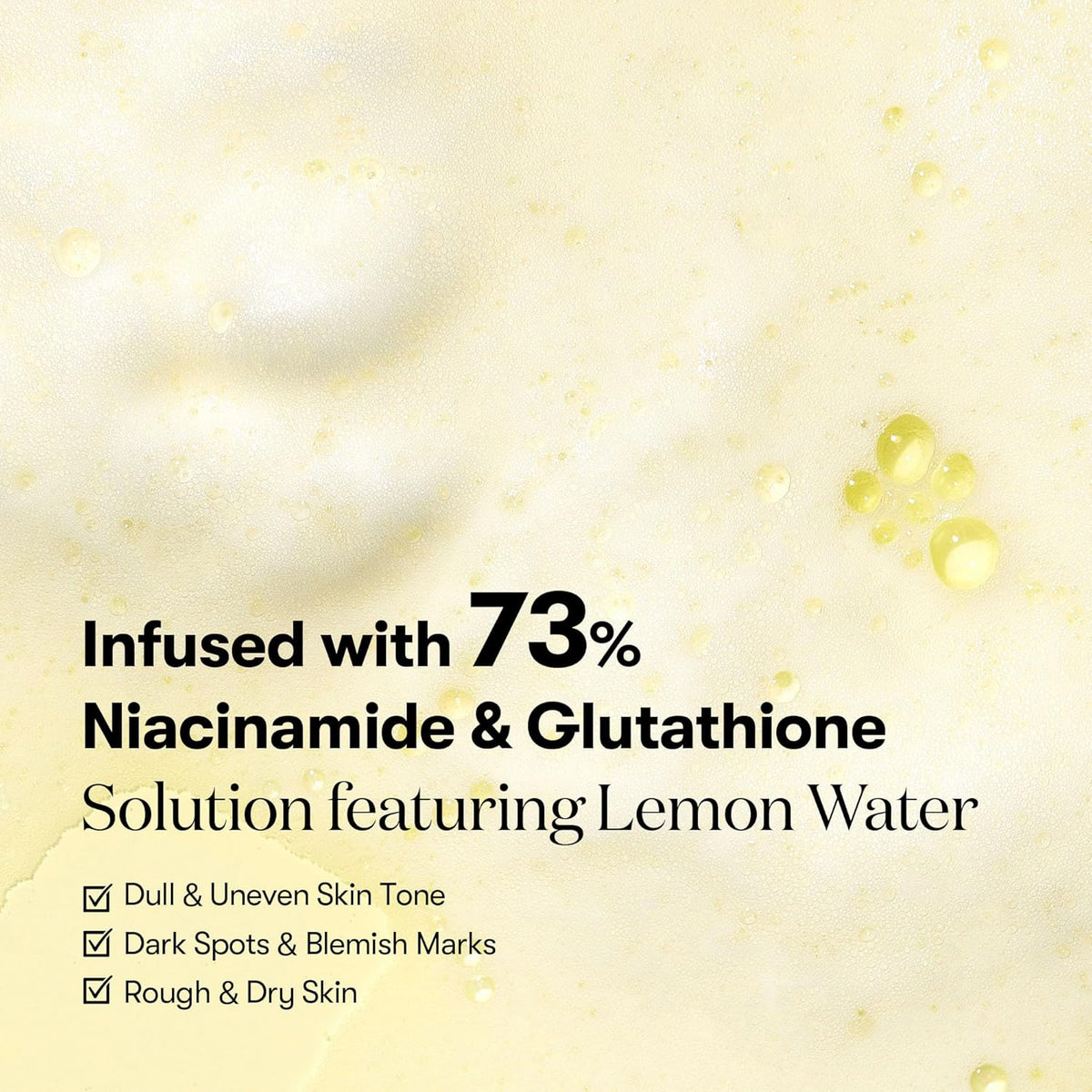 VT COSMETICS Niacinamide Glutathione Yellow Micro Bubble Serum 70ml Expiry 08 - 2028