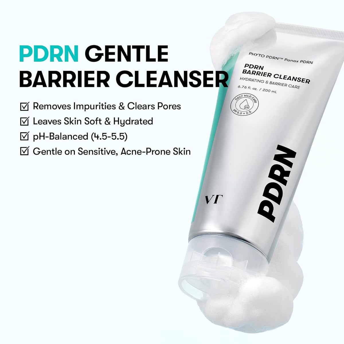 VT Cosmetics PDRN Barrier Cleanser 200ml