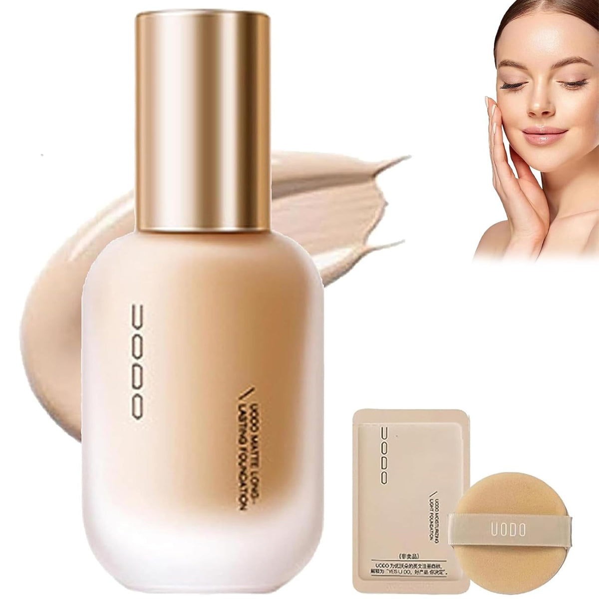 UODO - Moisturizing Light Foundation For Dry Skin